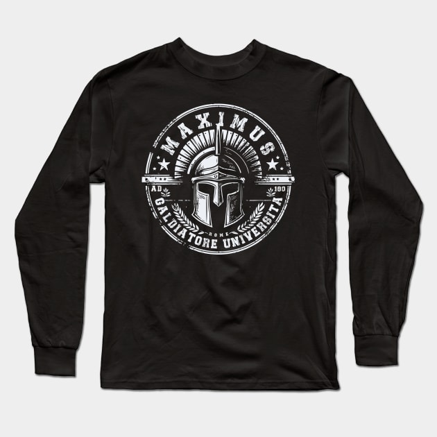 Maximus Gladiator University Long Sleeve T-Shirt by Trendsdk